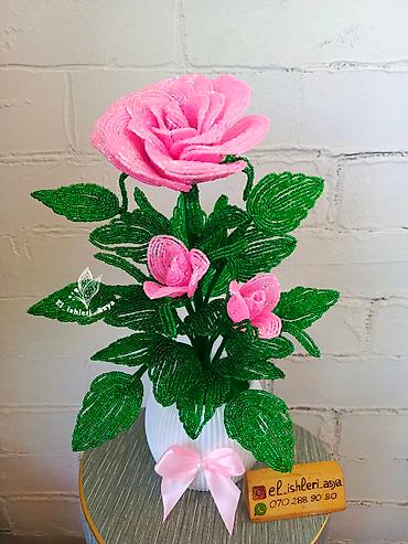 Bitkilər üçün dibçəklər: Muncuqdan el ishleri — 4