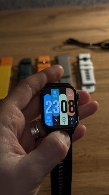 Smart saatlar: İşlənmiş, Smart saat, Sensor ekran, rəng - Qara — 8