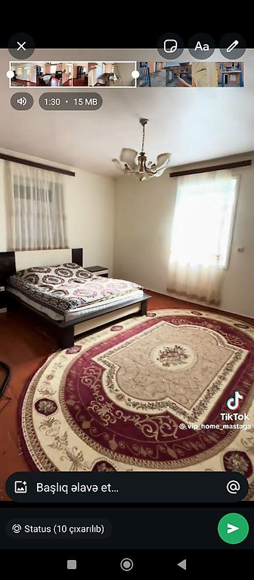 gence emlak satisi: 2 otaqlı, 168 kv. m, Kredit yoxdur, Orta təmir — 3