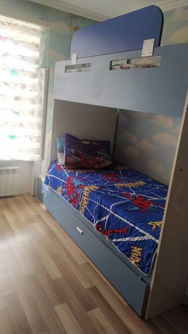 Oğlan və qız üçün, Çarpayı, Matras ilə, Siyirməli, MDF