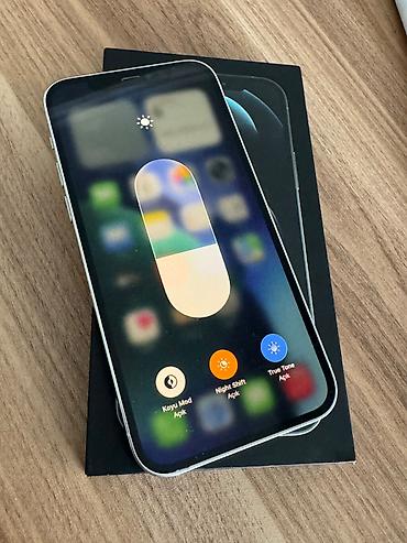 iphone 12 pro 2 el: IPhone 12 Pro, 256 GB, Ağ, Face ID — 2
