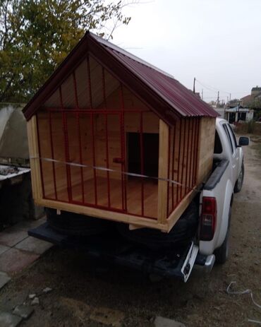 Yuvalar: Taxtadan hazırlanmış bütün növ ev heyvanlari üçün yuvalar hazirlanir — 10