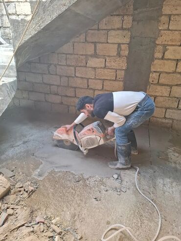 Beton işləri: Beton kəsimi və açılışların hazırlanması xidməti - Armaturlu beton — 2