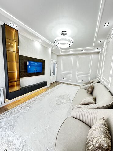 кут строй цены на квартиры ош: 2 комнаты, 78 м², Элитка, 16 этаж, Дизайнерский ремонт