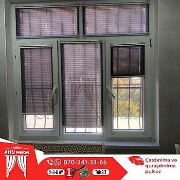 Ev üçün dekor: Rimski ştor pərdə və jalüz çeşidləri – ölçüyə uyğun hazırlanır - — 4