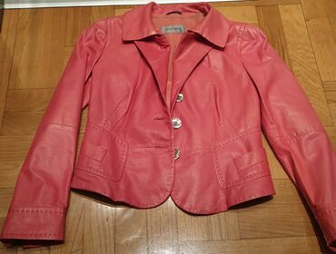 Ostale jakne, kaputi, prsluci: MAX MARA SPORTMAX original kožna jakna, model kao sako. Prelepa !! — 10