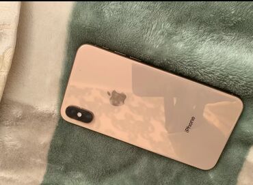 iphone 11 про мах цена бишкек: IPhone Xs, 64 ГБ, Алтын, Заряддоочу түзүлүш, Коргоочу айнек, Кабель, 78 %