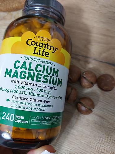 Country Life Target-Mins Calcium Magnesium with Vitamin D Complex -