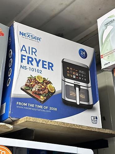 Аэрофритюрница NEXSER NS‑10102 - Объем: 10 литров — подходит для