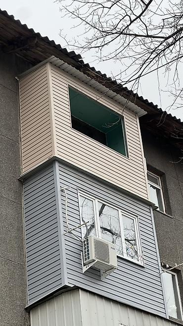 a frame: Обшивка и отделка балконов/лоджий сайдингом + подготовка под — 1