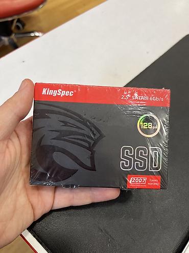 ssd netak: Teze bagli qutuda acilmamish SSD satilir, 128 Gb Kingspec dirmali — 1