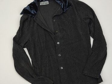 bluzki czarne z długim rękawem: Сорочка жіноча, S, стан - Хороший