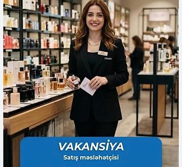 model isi axtariram: Satış məsləhətçisi tələb olunur, Yalnız qadınlar üçün, 18-29 yaş, 1-2 illik təcrübə, Ayda 2 dəfə ödəniş — 3
