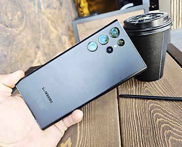 Мобильные телефоны и аксессуары: Samsung Galaxy S22 Ultra, Б/у, 256 ГБ, цвет - Черный, 2 SIM, eSIM — 5