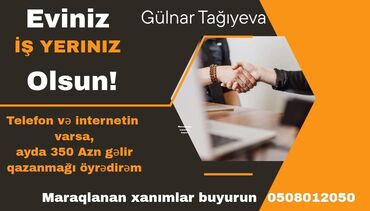 Taksi, logistika, çatdırılma: Marketoloq tələb olunur, Onlayn iş, 30-45 yaş, Təcrübəsiz