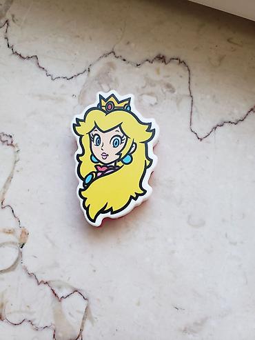 Транспорт: Super Mario dünyasından ilhamlanan Princess Peach temalı stiker/magnet — 1