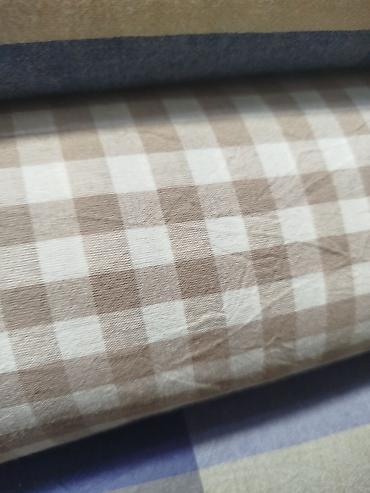Другой текстиль: Ткани в рулонах — хлопок/хлопковые смеси в клетку и полоску - — 10