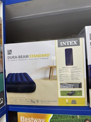 кравать спальный: Надувной матрас Intex Dura-Beam Standard Classic Downy обеспечивает
