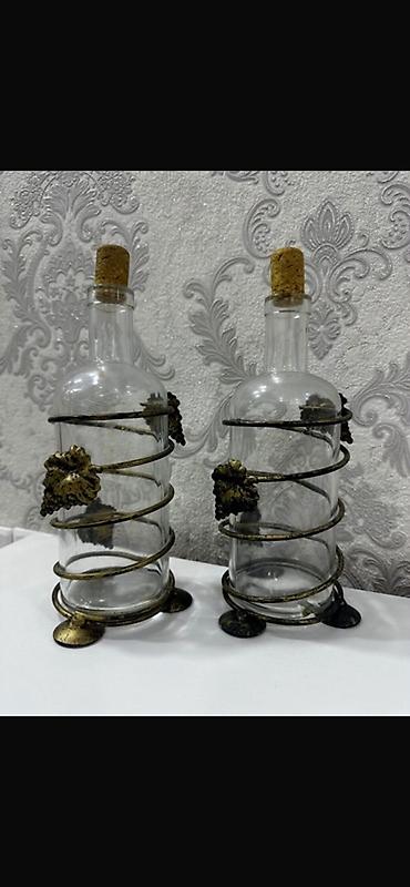 qrafinler: Rəng - Qızılı, Şüşə, 2 — 1