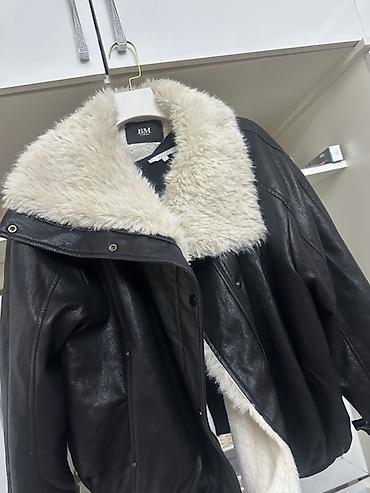 кожанные мужские куртки: Куртка-авиатор BM Storeez - Материал верха: гладкая черная экокожа — 5