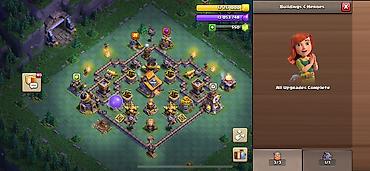 kohnə və yeni hesablar plani: Clash of Clans hesabı. Her iki kend full seviyye, her shey fulldur — 5