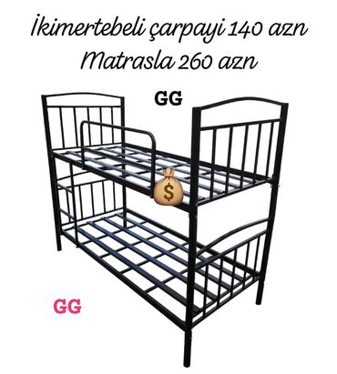 Çarpayılar: Yeni, Təknəfərlik çarpayı, Bazalı, Matras ilə, Siyirməsiz — 18