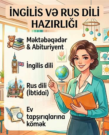 evdə online iş: Müəllim, İngilis dili, 1-2 illik təcrübə, Dəyişən qrafik — 1