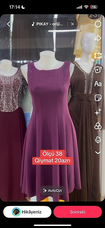 mezun xalati: - Zərif ziyafət donları seçimi 1) Şampan rəngli qısa ziyafət donu – — 4