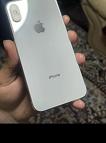Apple iPhone: IPhone X, Б/у, 64 ГБ, Серебристый, Чехол — 1