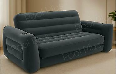 şişmə divan: INTEX şişmə divan-yataq – 2-si 1-də çoxfunksiyalı model - Brend — 5