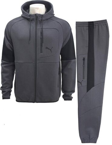 Другая мужская одежда: Спортивный костюм M (EU 38), L (EU 40), XL (EU 42), цвет - Серый