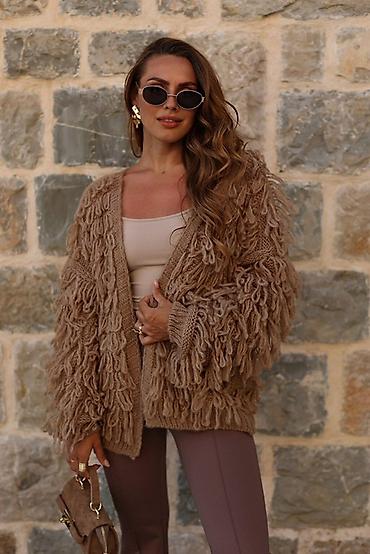 Džemperi, kardigani: 🔥Pleteni kardigan sa resama – ženstven, udoban i efektan komad za — 11