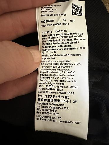 herbi geyim: Svitşot, Hugo Boss, S, rəng - Qara — 2