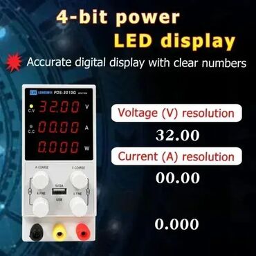 Izvori napajanja: Laboratorijsko napajanje LONGWEI 30V 10A 300W PDS-3010G 🔧 — 10