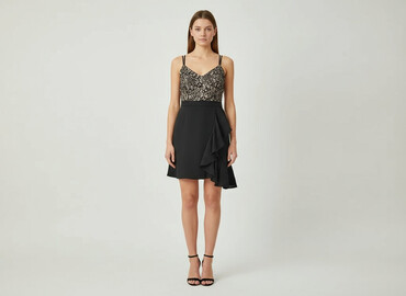 sukienki dopasowane na wesele: F&P, Sukienka damska, rozmiar M