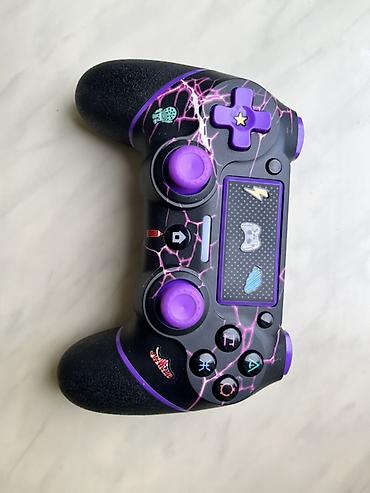 Видеоигры и приставки: 🎮 PS4 üçün Wireless Joystick – Möhtəşəm Starry Sky Dizayn! 🌌 Oyun — 1