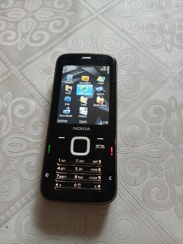 кнопичный телефон: Nokia N78, түсү - Кара