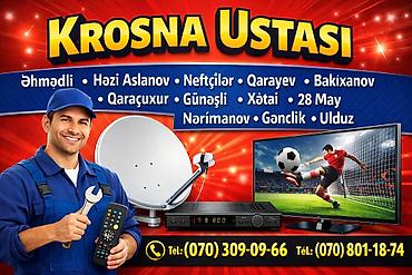 yoshiro televizor: Peyk antenalarının quraşdırılması | Quraşdırılma — 2