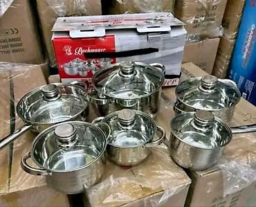 aeg pec: Set posuđa Bachmayer – komplet od nerđajućeg čelika - Višedelni set — 1