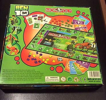 Digər oyuncaqlar: Stolüstü “Monopoly” oyunu,1 dəfə istifadə olunun. Настольная игра — 2