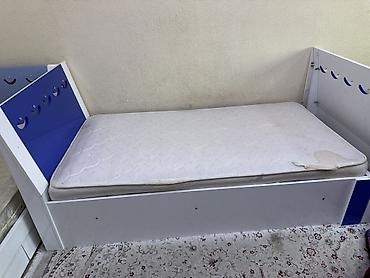 Детские односпальные кровати: Детская мебельный комплект: 2шт кровать-тахта с матрасом и шкаф - — 3