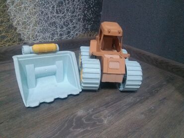 Oyuncaqlar: Uşaq üçün işıqlandırmalı oyuncaq ekskavator/buldozer usaq dunyasi — 10
