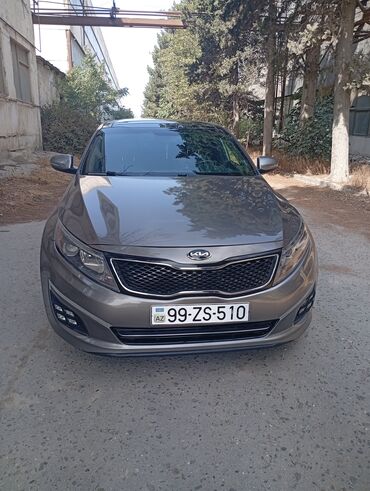 LuAZ: Kia Optima Turbo sedan - Kuzov: 4 qapılı sedan, metalik boz rəng -