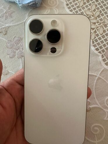 ноутбук цена в бишкеке: IPhone 15 Pro, Колдонулган, 128 ГБ, Ак, Коргоочу айнек, Каптама, 92 %
