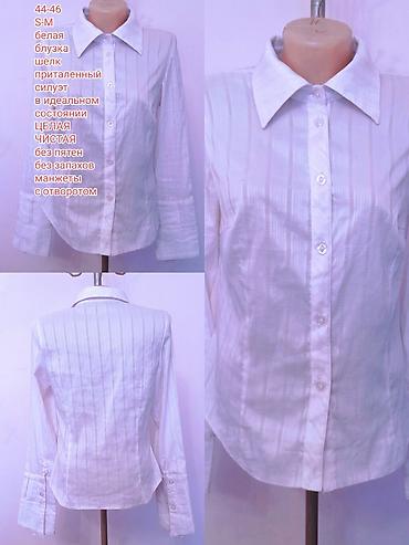 Блузки: Блузка, Вечерняя, Шифон, Однотонный, Прозрачная модель, С воланами, С жабо — 13