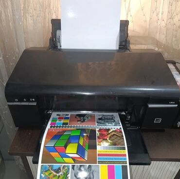 фото распечатка: Цветной принтер 6 цветов Epson L800 аналог L805 без Wi-Fi с заводской