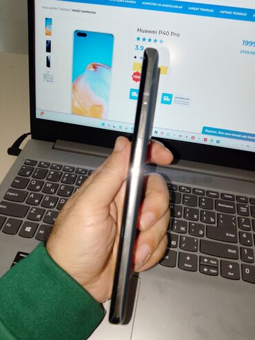 Huawei: Huawei P40 Pro, 256 GB, rəng - Boz, Sensor — 12