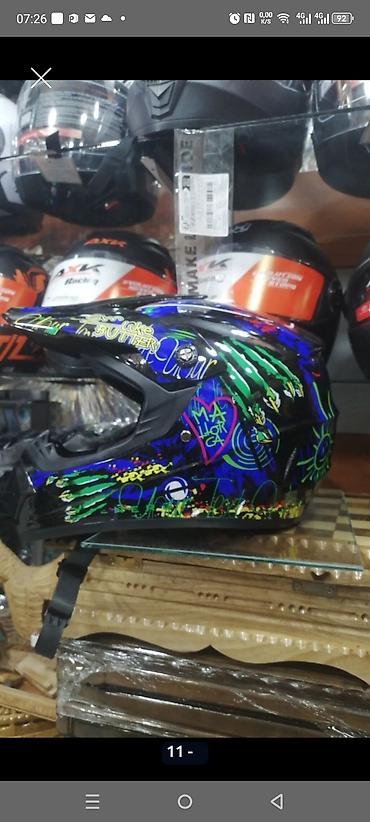 Moto dəbilqələr: Moto Dəbilqə 75azn Moto kasqa Bu Super keyfiyyətli dəbilqə motokros — 9
