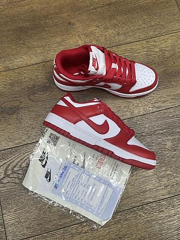 krosovkalar: Xanımlara özel Nike qırmızı modeli — 2