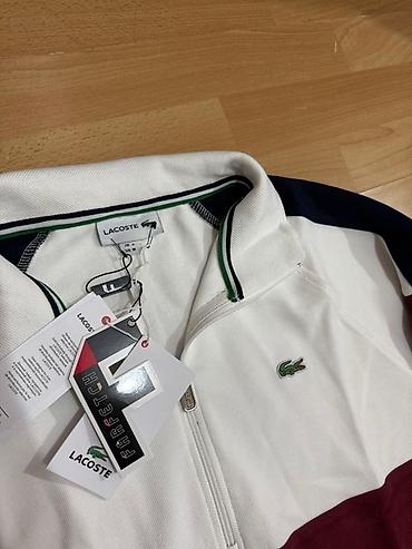pull and: Мужская толстовка, M, Lacoste, Новый, цвет - Белый, Самовывоз — 3